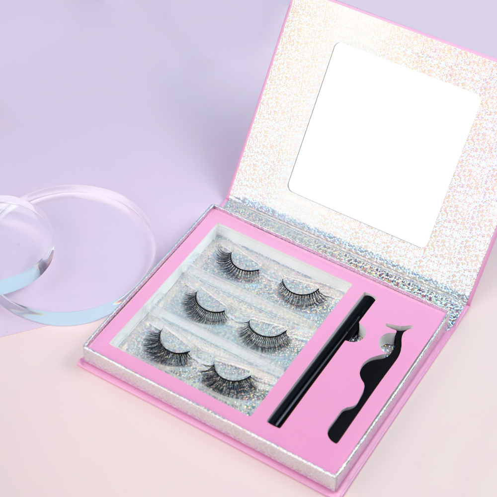 KIT FAUX CILS MAGNÉTIQUES + 1 EYELINER MAGNÉTIQUE OFFERT LYNAAB